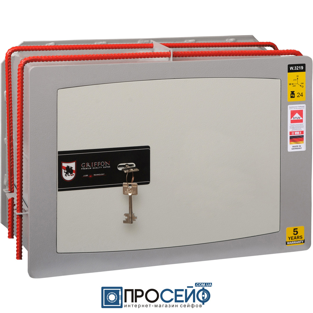 Вбудований сейф GRIFFON W.3219.K, фото 1