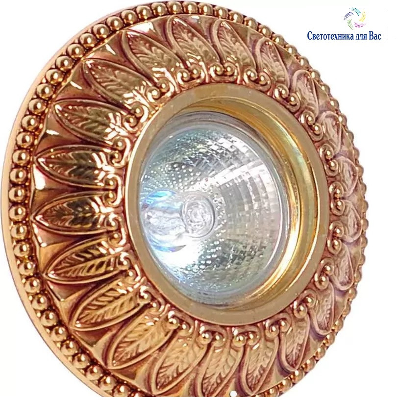 Світильник точковий Ultralight CL 005 GDF золото з патиною, фото 1