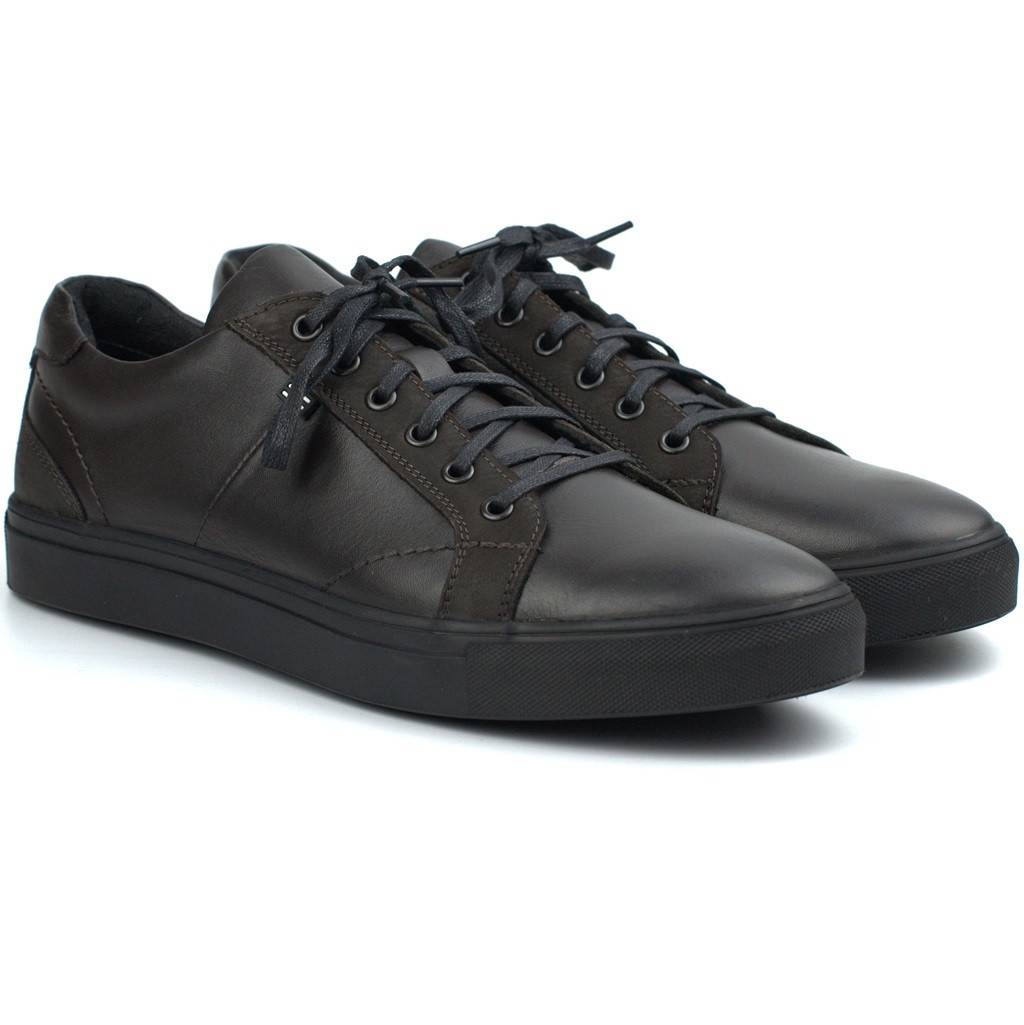 Чоловічі шкіряні кросівки коричневі кеди взуття великих розмірів Rosso Avangard Puran Night Brown BS, фото 1