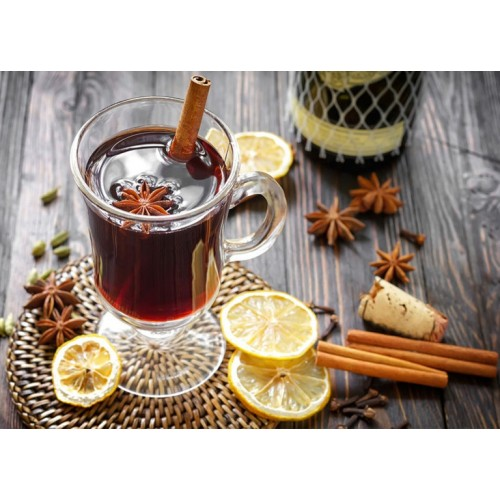 Алмазна мозаїка Глінтвейн і спеції My-Art TN647 (40 x 50 см) на підрамнику, фото 1