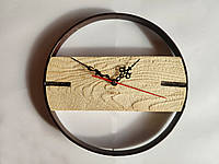 Часы настенные деревянные - 25 см диаметр  ⁇, тихий ход