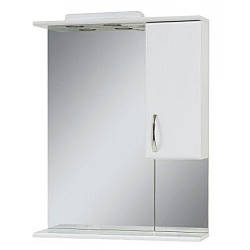 Дзеркало Сансервіс Z-65 з шафкою й підсвіткою, біле
