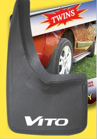 Передні бризковики (2 шт.) — Mercedes Vito W638 Туреччина, фото 1