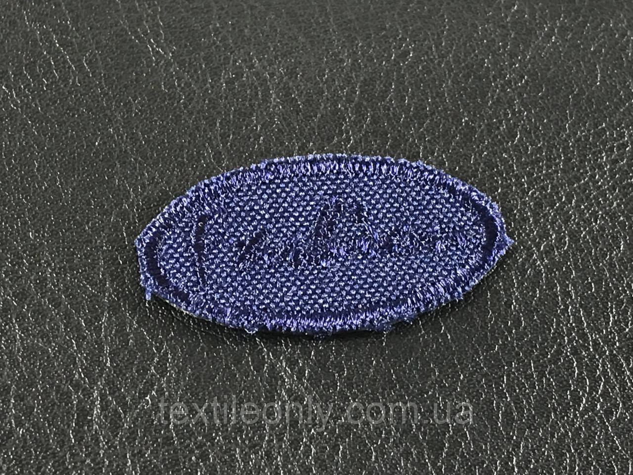 Нашивка Fashion колір темно-синій 36x19 мм