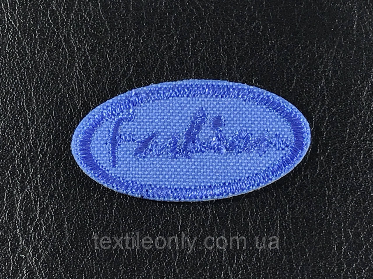 Нашивка Fashion колір синій 36x19 мм