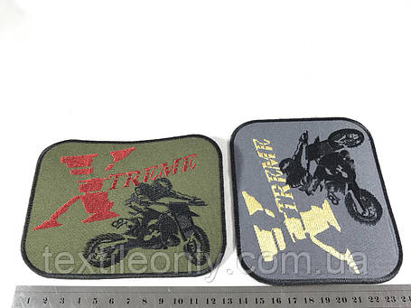 Нашивка Xtreme колір хакі/червоний 133х102 мм, фото 3