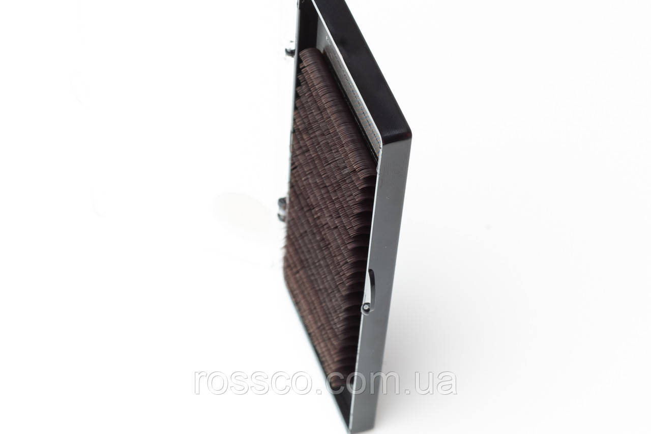 Вії Infinity Dark Chocolate мікс C 0.85 коротких довжин 4,5,6 мм