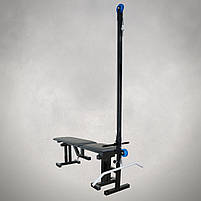 Лава для жиму регульована з мачтою для верхньої та нижньої тяг, фото 2