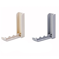 Вішалка на липучці бежевого кольору, для речей! Складаний гачок на самоклеющемся кріпленні!