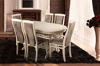 Комплект меблів стіл Говерла-2 + стільці Чумак 2 (6шт.)