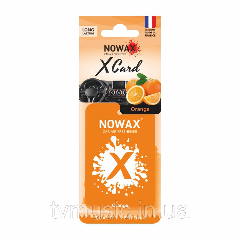 Ароматизатор у машину Nowax X Card Orange NX07535