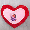 Подушка декоративна велике червоне серце, фото 3