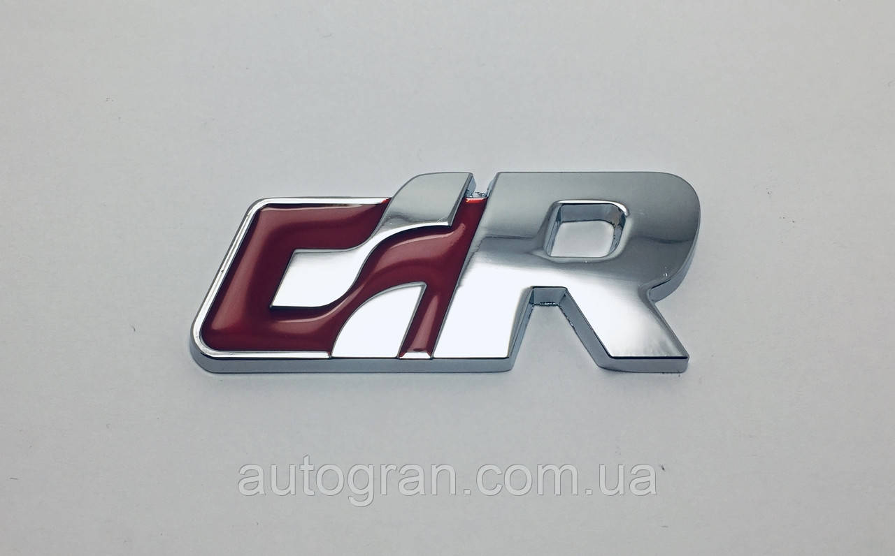 Емблема кузова VW Volkswagen R червона