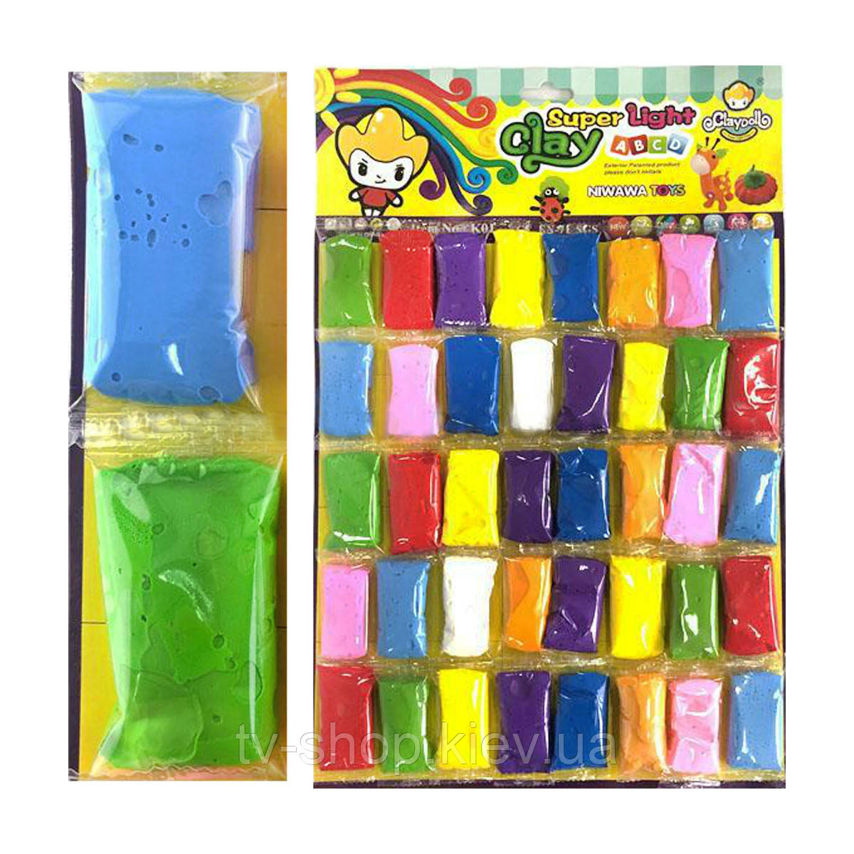Маса для ліплення "Super Light Clay" (1 шт.)