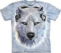 Футболка The Mountain White Wolf DJ 103518