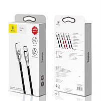 Кабель Baseus USB to Lightning Zinc, довжина - 100 см (CALXN-01) Black, фото 7