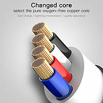 Кабель Baseus USB to Lightning Zinc, довжина - 100 см (CALXN-01) Black, фото 4