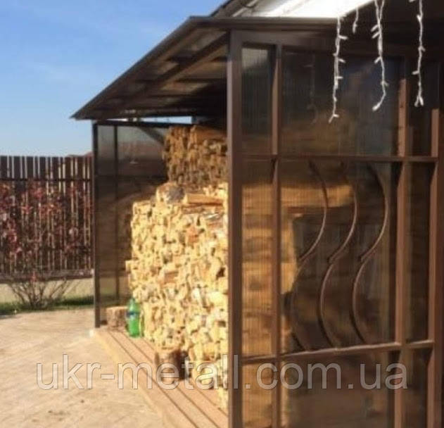 Дровниця / полінниця / вуличний дровник / дров'яник для дров