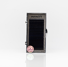 Вії INFINITY Ombre (сині кінчики) L 0.10 Mix 8-13