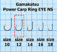 Гачок Gamakatsu Power Carp Ring EYE NSB 12