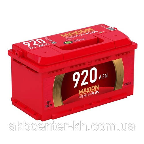 Автомобільний акумулятор MAXION PREMIUM 6СТ — 100 А2E Plus R