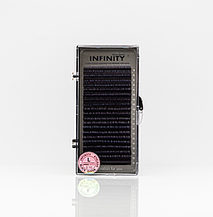 Вії INFINITY Ombre (білі кінчики) L 0.10 Mix 8-13