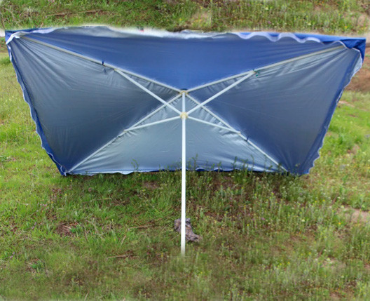 Зонт 2.5х2.5м з срібним напилением