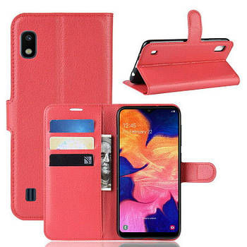 Чохол-книжка Litchie Wallet для Samsung A102 Galaxy A10e Red