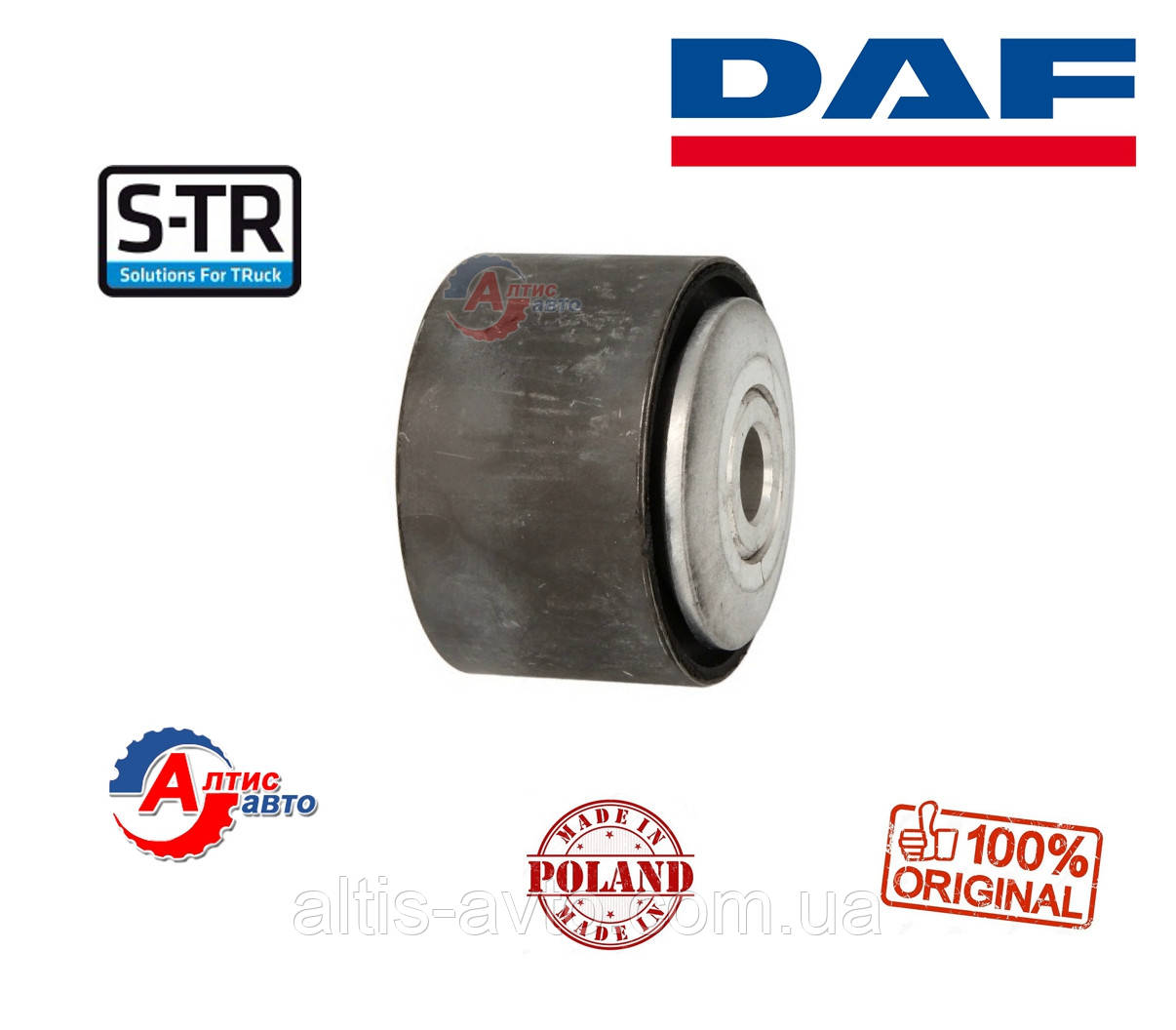 Сайлентблок кабіни DAF 105, XF 95, CF85/75 підвіска Даф 20*90*70 1314545