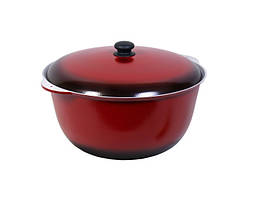 Казан емальований із кришкою Силумін 15 л ЕК15