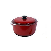 Казан емальований із кришкою Силумін 10 л ЛК10