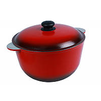 Казан емальований із кришкою Силумін 6 л ЕК06