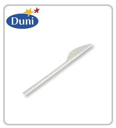 F1-00898, Набір одноразових пластикових ножів Duni 20 шт., білий, фото 1