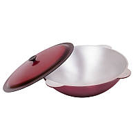 Казан татарський Силун литий алюмінієвий з кришкою 12 л ЛКТ12к