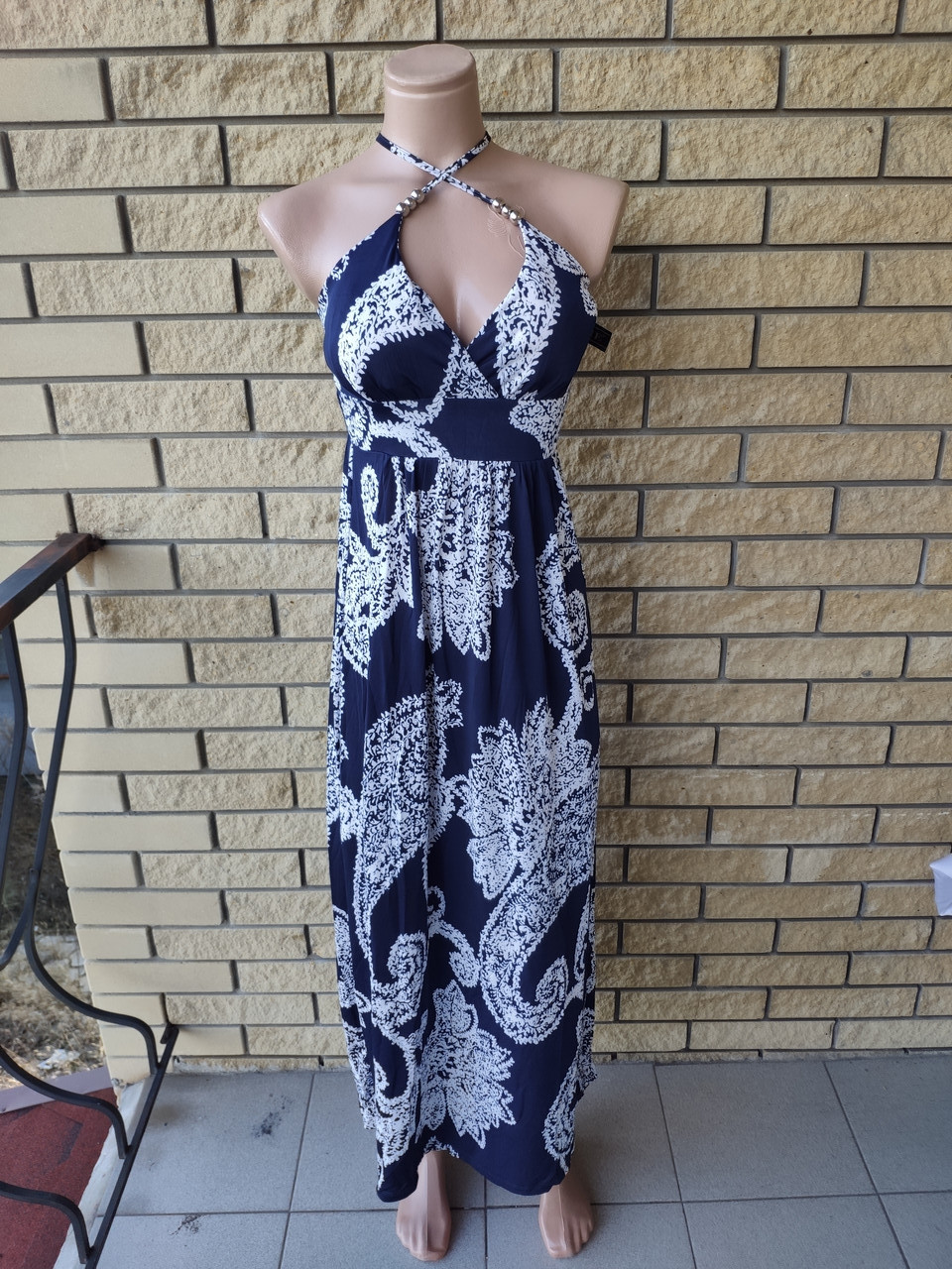 Сарафан довгий, у підлогу ONE SHE є великі розміри, тканина олія