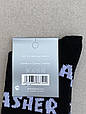 Жіночі шкарпетки Montebello стрейчеві з написом стильні Trasher 36-40 12 шт в уп сині червоні, фото 4
