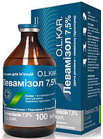 Левамізол 7,5% ін., 100мл