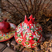 Керамический гранат с росписью. Узбекистан