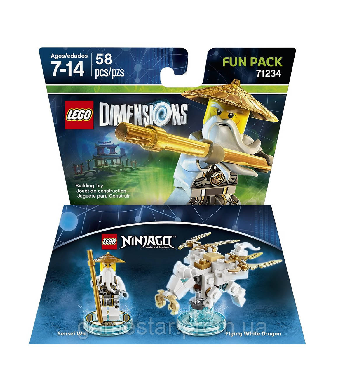 LEGO Dimensions Ninjago Sensei Fun Pack ID 143345077