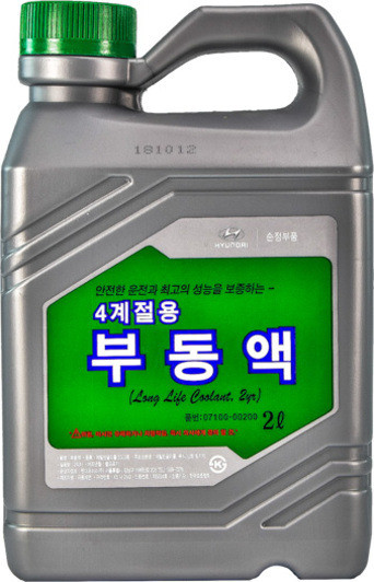 Антифриз Hyundai Long Life Coolant G11 кан. 2л. 07100-00200