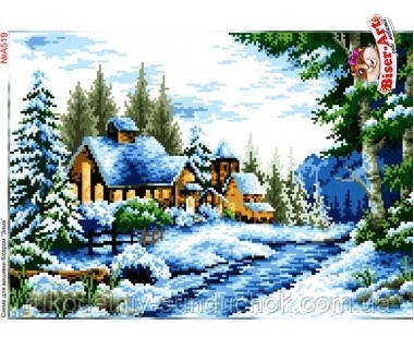 Схема для вишивки бісером Бисер-Арт Зима (А519), фото 1