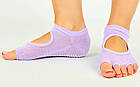 Шкарпетки для йоги з відкритими пальцями SP-Planeta FL-6872 (поліестер, бавовна, р-р 36-41, кольори в асортименті), фото 5