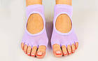 Шкарпетки для йоги з відкритими пальцями SP-Planeta FL-6872 (поліестер, бавовна, р-р 36-41, кольори в асортименті), фото 8