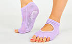 Шкарпетки для йоги з відкритими пальцями SP-Planeta FL-6872 (поліестер, бавовна, р-р 36-41, кольори в асортименті), фото 7