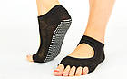 Шкарпетки для йоги з відкритими пальцями SP-Planeta FL-6872 (поліестер, бавовна, р-р 36-41, кольори в асортименті), фото 6