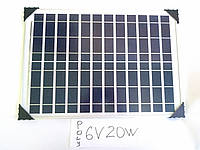 Солнечная панель 6В до 20Вт / Solar Panel поликристалл 18W