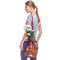 Французская сумка - сумка на плечо - Авоська ручной работы на плечо - Модная эко сумка