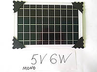 Монокристаллическая солнечная панель 5В 6Вт / Solar Panel monocrystal 6W