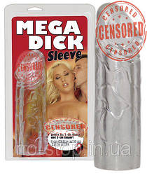 Насадка на пенис\вибратор - Mega Dick Sleeve