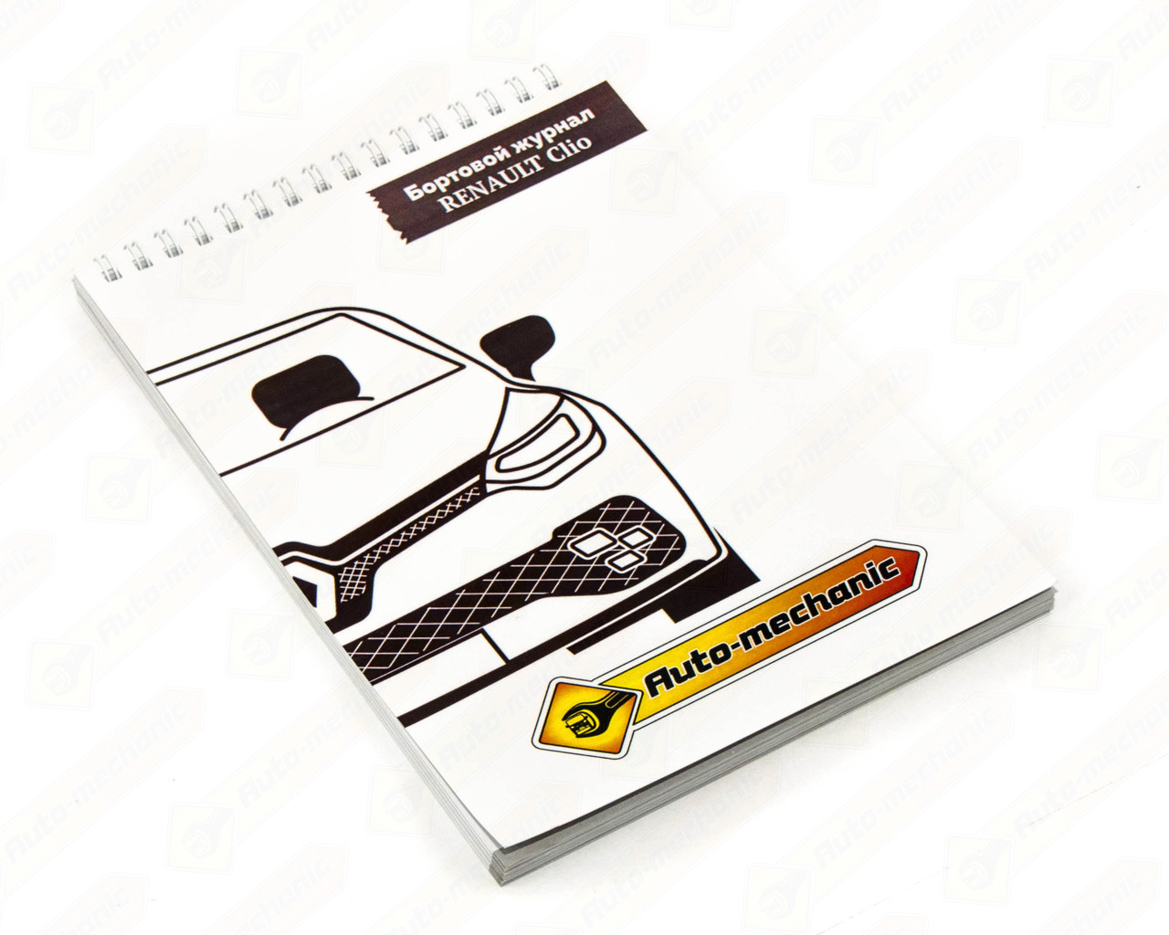 Блокнот "Бортовий журнал Clio" на Renault Clio — Auto-Mechanic (Фірмові) - NRCLI, фото 1